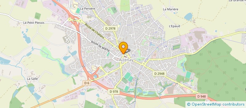 localisation de l'entreprise PAROISSE SAINTE TRINITE D'AIZENAY  AIZENAY