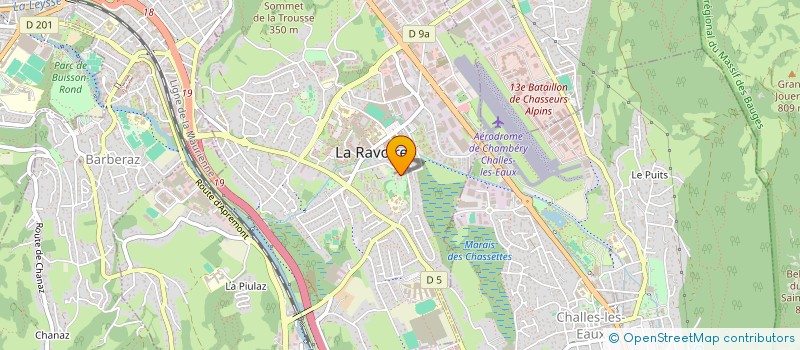 localisation de l'entreprise PAROISSE SAINTES MARTHE ET MARIE - LA RAVOIRE  LA RAVOIRE