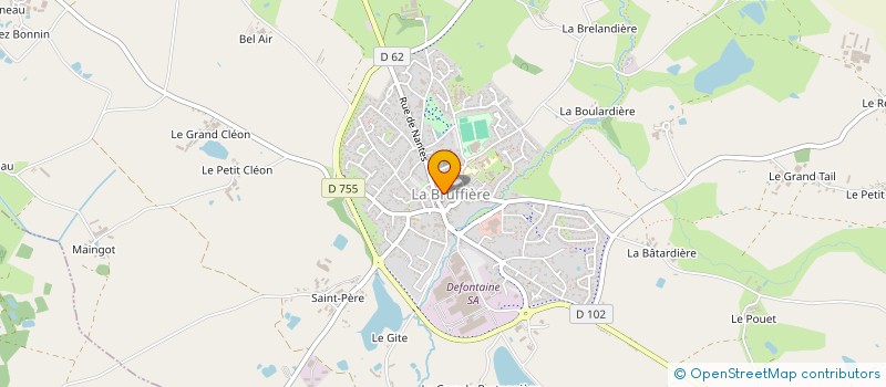 localisation de l'entreprise PAROISSE-SANCTUAIRE SAINT LOUIS-MARIE DE MONTFORT DE SAINT LAURENT SUR SEVRE à SAINT-LAURENT-SUR-SEVRE