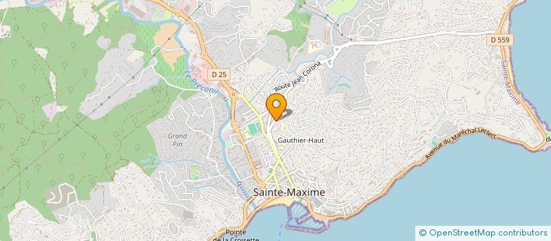 localisation de l'entreprise PAROISSE SE SAINTE MAXIME à SAINTE-MAXIME