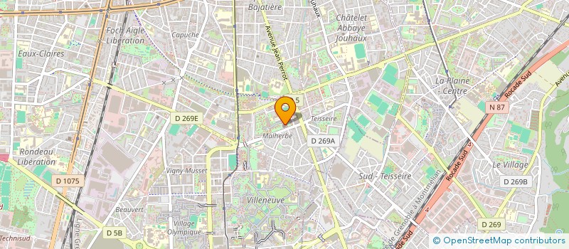 localisation de l'entreprise PAROISSE SECTEUR SUD EST B à GRENOBLE