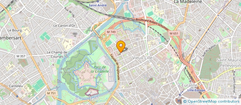 localisation de l'entreprise PAROISSE ST ANDRE à LILLE