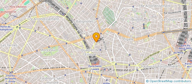 localisation de l'entreprise PAROISSE ST ANDRE DE L EUROPE  PARIS