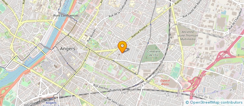 localisation de l'entreprise PAROISSE ST ANTOINE à ANGERS