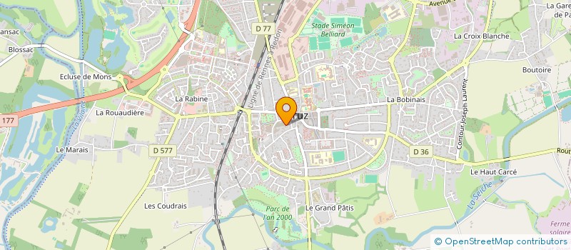 localisation de l'entreprise PAROISSE ST ARMEL DES RIVES DE LA SEICHE  BRUZ