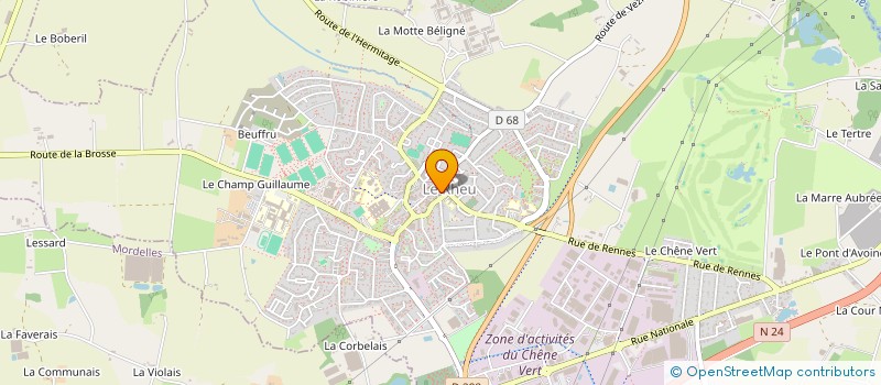 localisation de l'entreprise PAROISSE ST AVIT DE FLUME ET VILAINE  LE RHEU