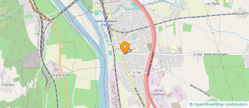 localisation de l'entreprise PAROISSE ST BLAISE  SAINT-RAMBERT-D'ALBON