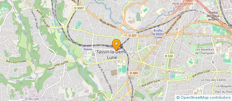 localisation de l'entreprise PAROISSE ST CLAUDE TASSIN  TASSIN-LA-DEMI-LUNE