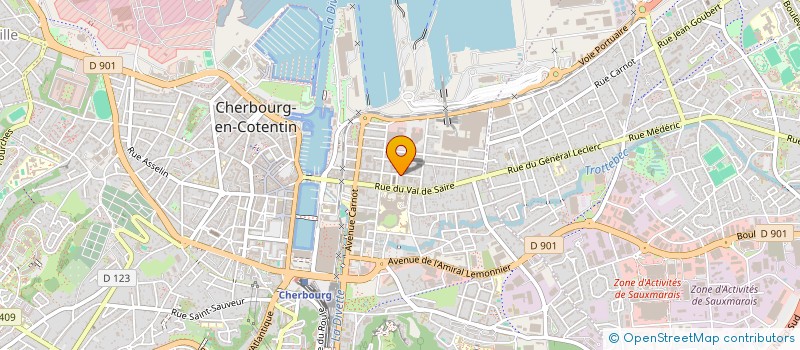 localisation de l'entreprise PAROISSE ST CLEMENT  CHERBOURG-EN-COTENTIN