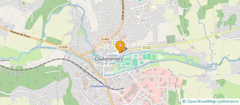 localisation de l'entreprise PAROISSE ST DENIS STE FOY    5  COULOMMIERS