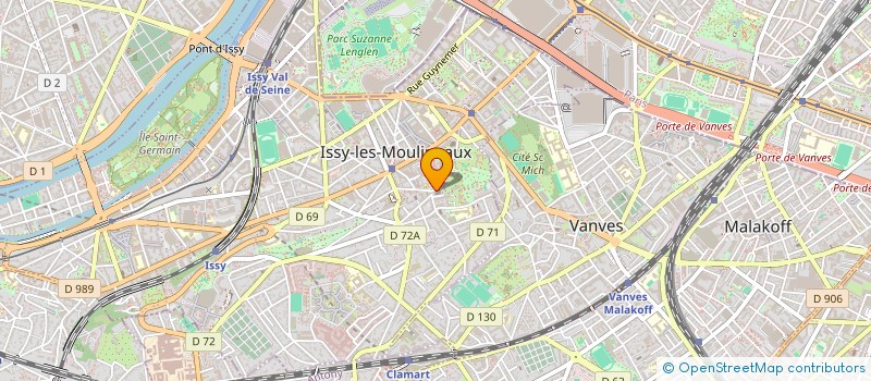 localisation de l'entreprise PAROISSE ST ETIENNE à ISSY-LES-MOULINEAUX