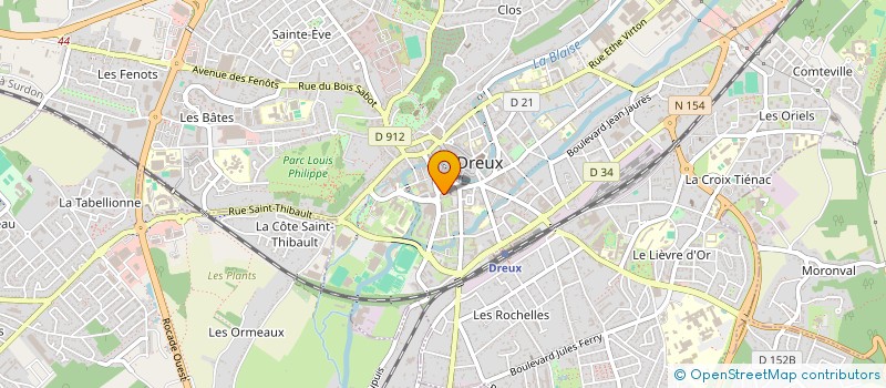 localisation de l'entreprise PAROISSE ST ETIENNE EN DROUAIS à DREUX