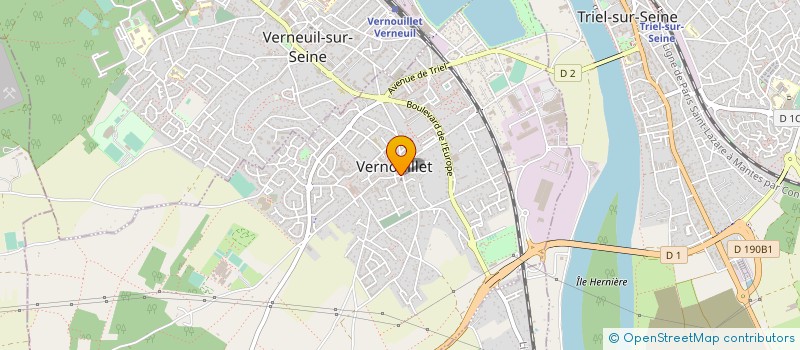 localisation de l'entreprise PAROISSE ST ETIENNE VERNOUILLE à VERNOUILLET