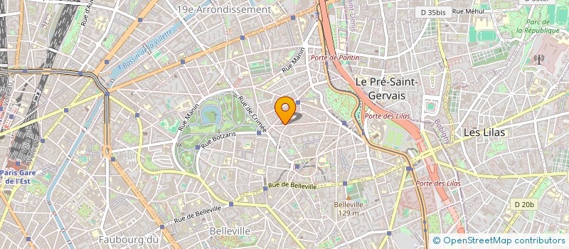 localisation de l'entreprise PAROISSE ST FRANCOIS ASSISE  PARIS