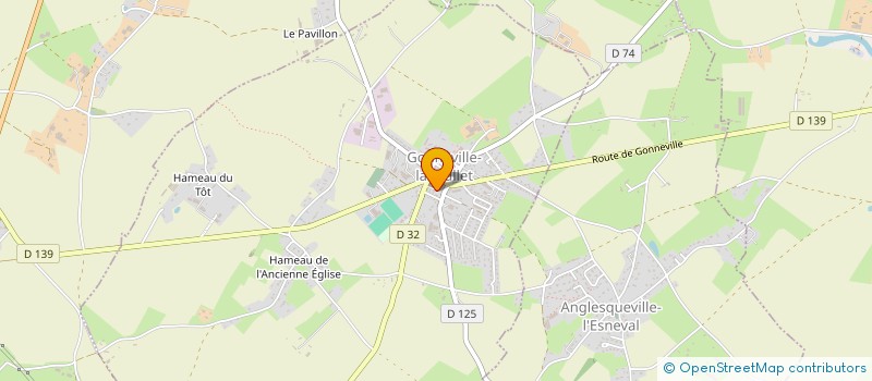 localisation de l'entreprise PAROISSE ST GABRIEL CAP DE CAUX  GONNEVILLE-LA-MALLET