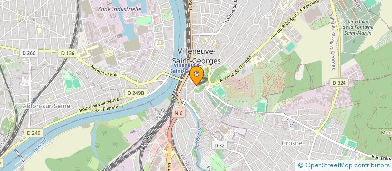 localisation de l'entreprise PAROISSE ST GEORGES         76 à VILLENEUVE-SAINT-GEORGES