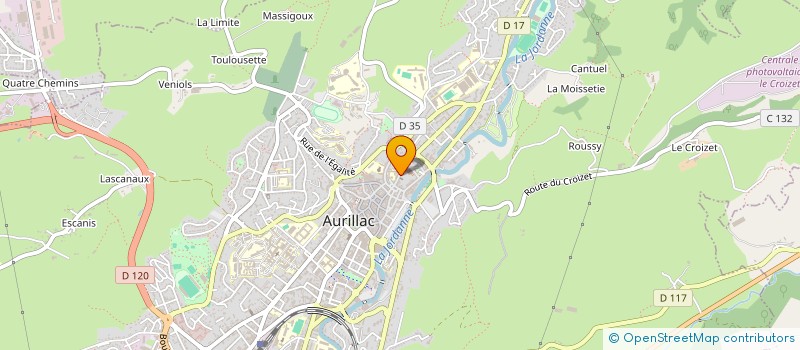 localisation de l'entreprise PAROISSE ST GERAUD D AURILLAC à AURILLAC