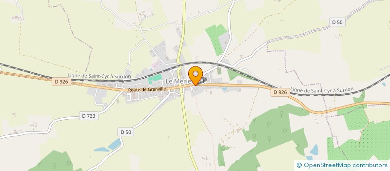 localisation de l'entreprise PAROISSE ST GODEGRAND à LE MERLERAULT