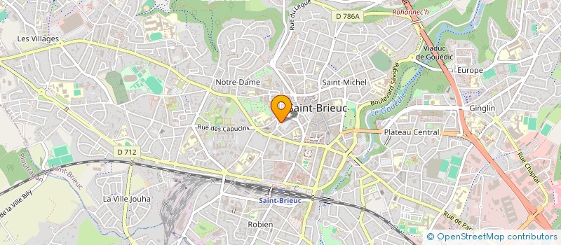 localisation de l'entreprise PAROISSE ST GUILLAUME ST BRIEUC à SAINT-BRIEUC