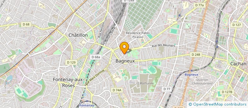 localisation de l'entreprise PAROISSE ST HERMELAND 0 à BAGNEUX
