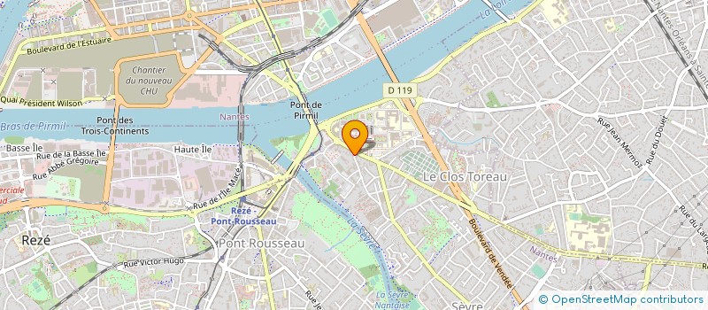 localisation de l'entreprise PAROISSE ST JACQUES à NANTES