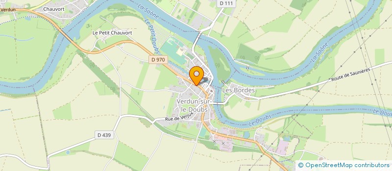 localisation de l'entreprise PAROISSE ST JEAN BAPTISTE 3 RIVIERES à VERDUN-SUR-LE-DOUBS