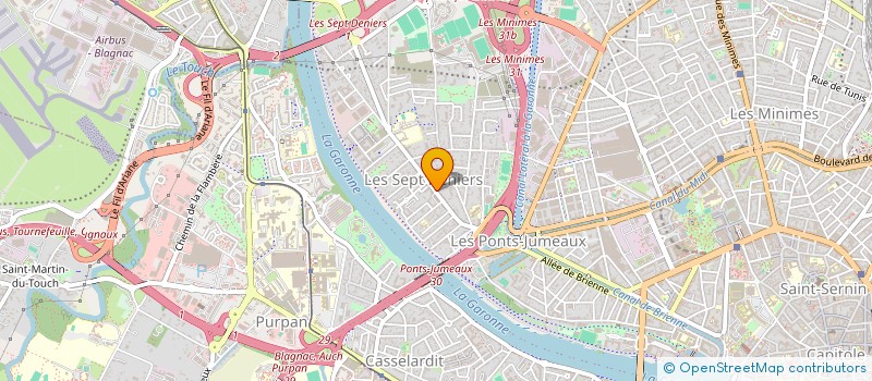 localisation de l'entreprise PAROISSE ST JEAN BAPTISTE à TOULOUSE