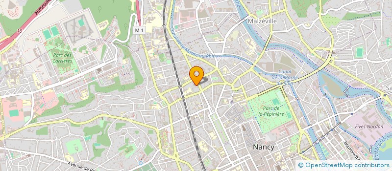 localisation de l'entreprise PAROISSE ST JEAN BOSCO  NANCY