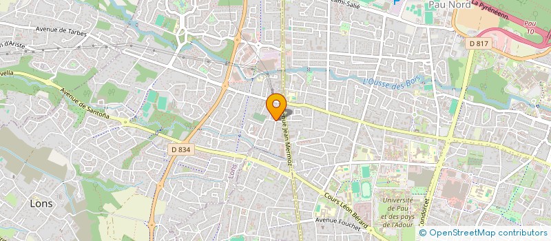 localisation de l'entreprise PAROISSE ST JEAN BOSCO  LONS