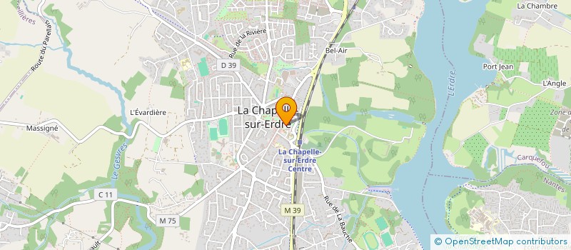 localisation de l'entreprise PAROISSE ST JEAN ERDRE ET GESVRES à LA CHAPELLE-SUR-ERDRE