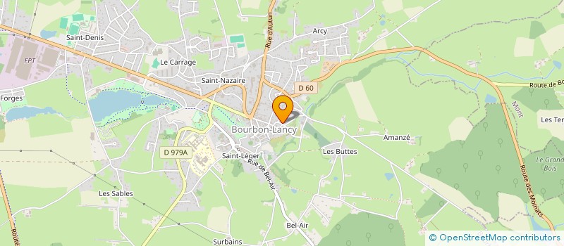 localisation de l'entreprise PAROISSE ST JEAN EVANGEL COMM BOURBON à BOURBON-LANCY