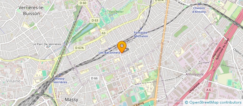 localisation de l'entreprise PAROISSE ST JEAN PORTE LATIN76 à ANTONY