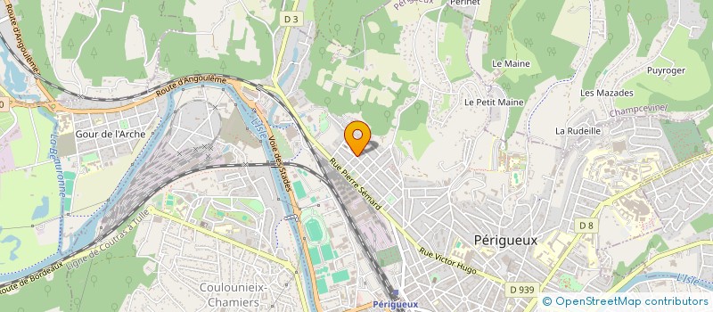 localisation de l'entreprise PAROISSE ST JEAN ST CHARLES  PERIGUEUX