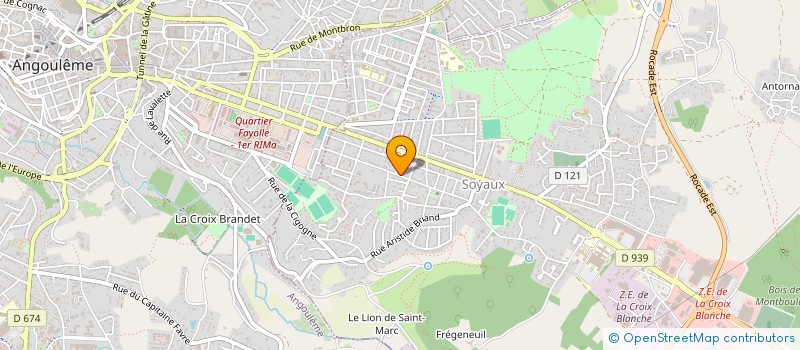 localisation de l'entreprise PAROISSE ST JOSEPH ARTISAN à SOYAUX