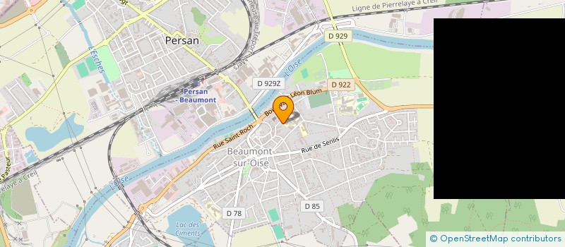 localisation de l'entreprise PAROISSE ST LAURENT à BEAUMONT-SUR-OISE