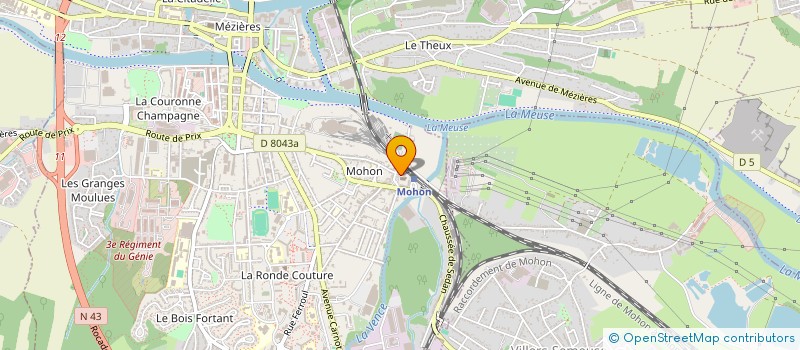 localisation de l'entreprise PAROISSE ST LIE ST PIERRE DE LA VENCE  CHARLEVILLE-MEZIERES