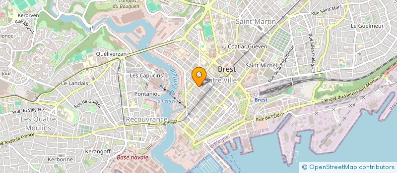 localisation de l'entreprise PAROISSE ST LOUIS à BREST