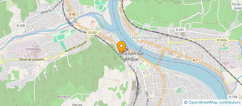 localisation de l'entreprise PAROISSE ST LUC DES COTEAUX ET DE TOURNON à TOURNON-SUR-RHONE