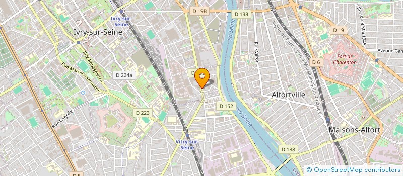 localisation de l'entreprise PAROISSE ST MARCEL à VITRY-SUR-SEINE