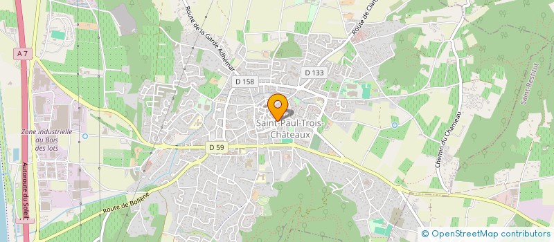 localisation de l'entreprise PAROISSE ST MARCELLIN EN TRICASTIN  SAINT-PAUL-TROIS-CHATEAUX