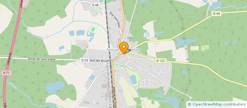 localisation de l'entreprise PAROISSE ST MARTIN  NOUAN-LE-FUZELIER