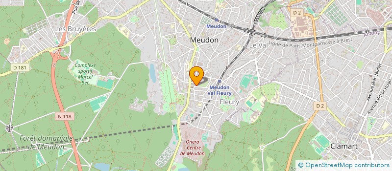 localisation de l'entreprise PAROISSE ST MARTIN à MEUDON