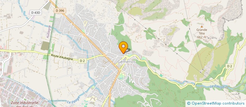 localisation de l'entreprise PAROISSE ST MARTIN DE GEMENOS  GEMENOS