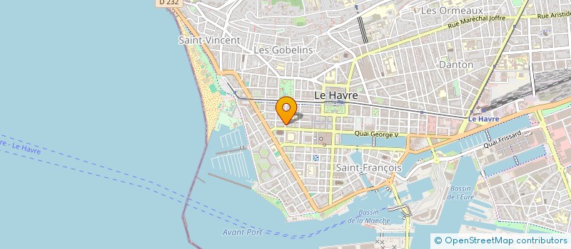 localisation de l'entreprise PAROISSE ST MARTIN DU LITTORAL à LE HAVRE