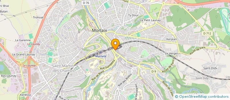 localisation de l'entreprise PAROISSE ST MELAINE à MORLAIX