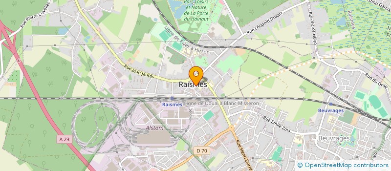 localisation de l'entreprise PAROISSE ST NICOLAS à RAISMES