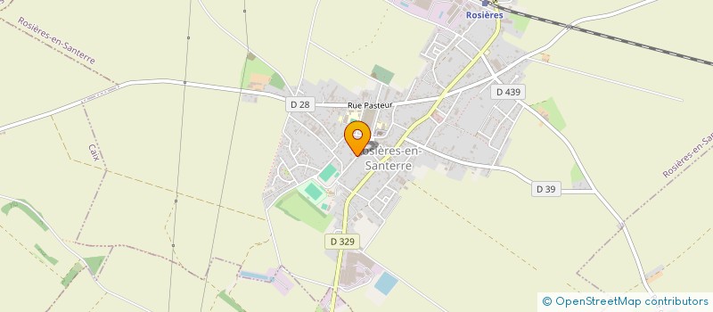 localisation de l'entreprise PAROISSE ST OMER EN SANTERRE  ROSIERES-EN-SANTERRE
