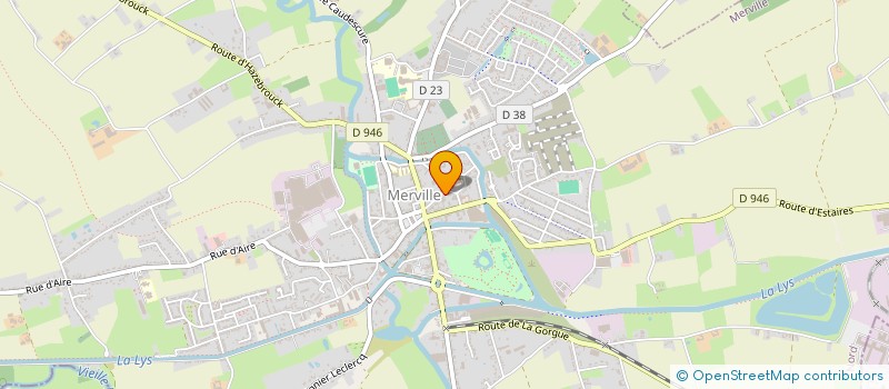 localisation de l'entreprise PAROISSE ST PAUL DE LA LYS  MERVILLE