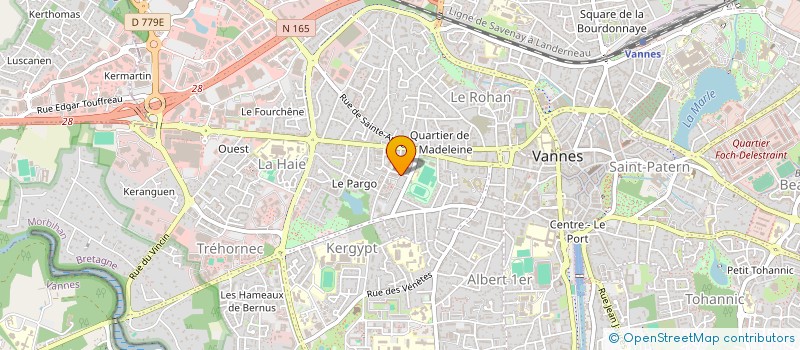 localisation de l'entreprise PAROISSE ST PIEX à VANNES