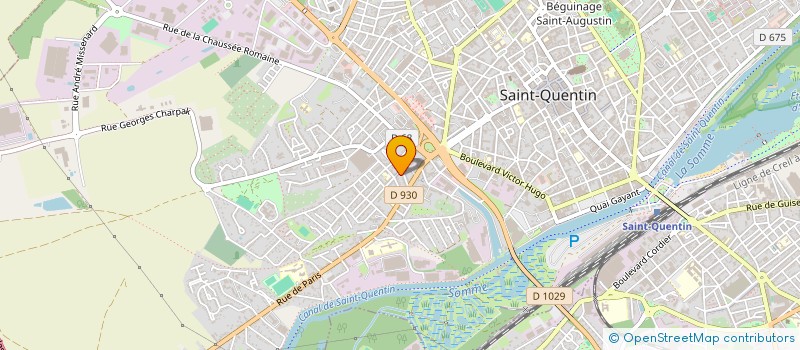 localisation de l'entreprise PAROISSE ST QUENTIN EN VERMANDOIS à SAINT-QUENTIN